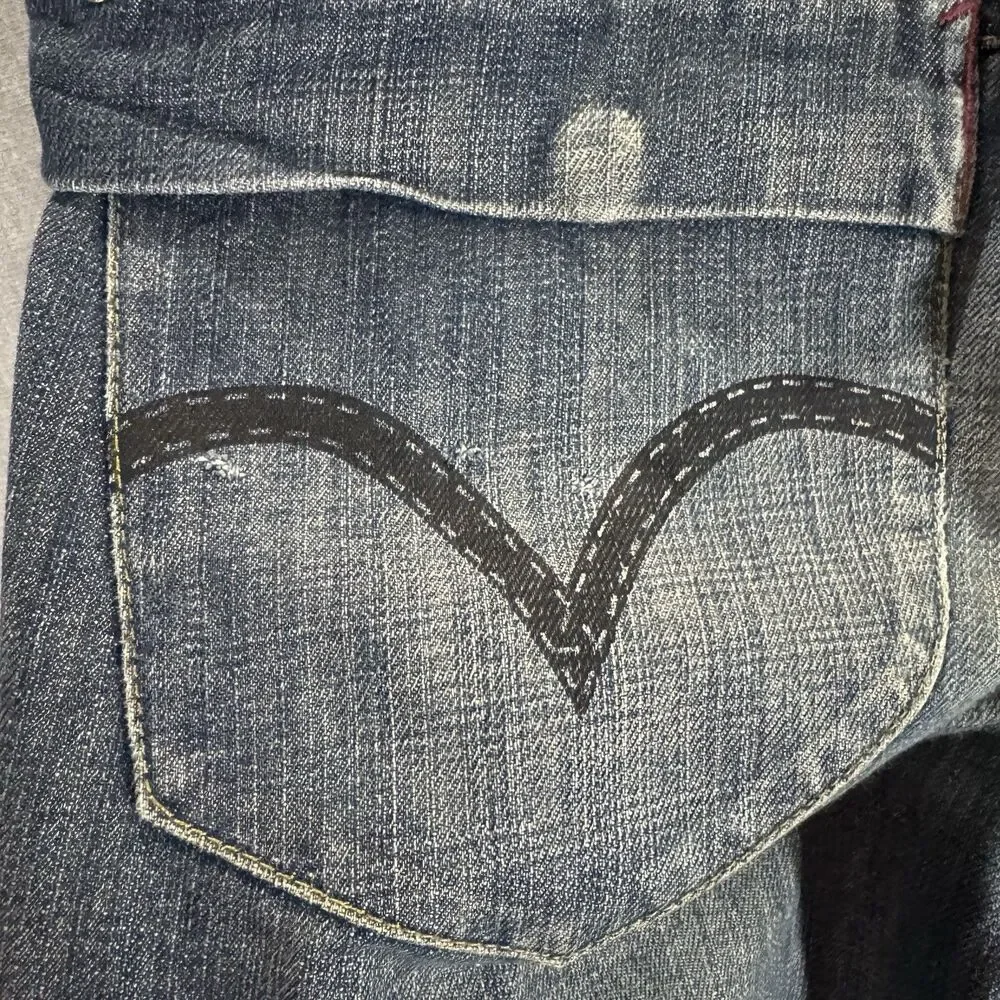 Vtg 2000’s Levi’s Engineered Jeans Men Size 33x32 Medium Wash Y2K Twisted Seams